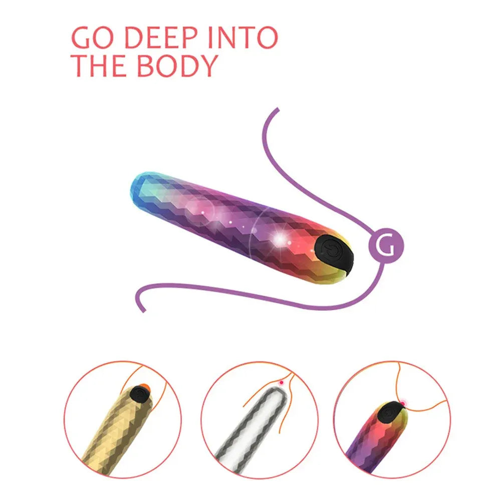 10 Speed Usb Mini Bullet Vibrator For Couples