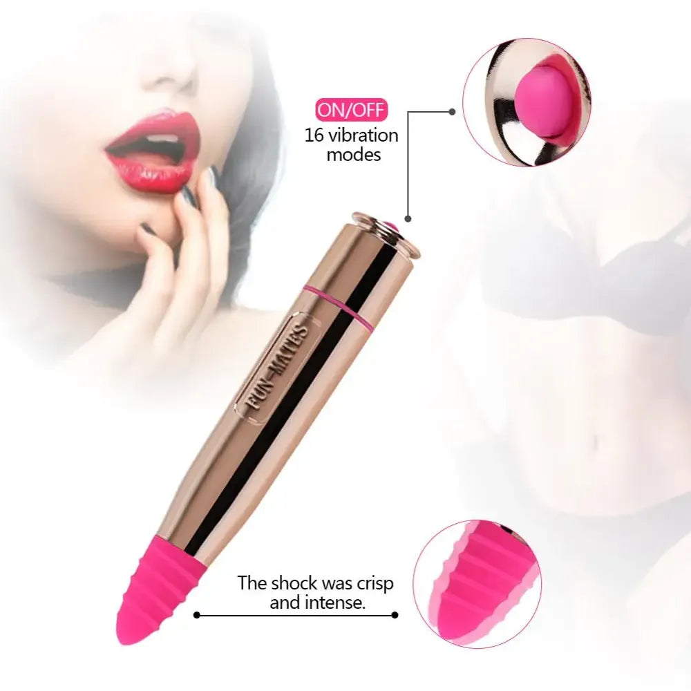 16 Speed Lipstick Vibrator For Women G Spot & Clit