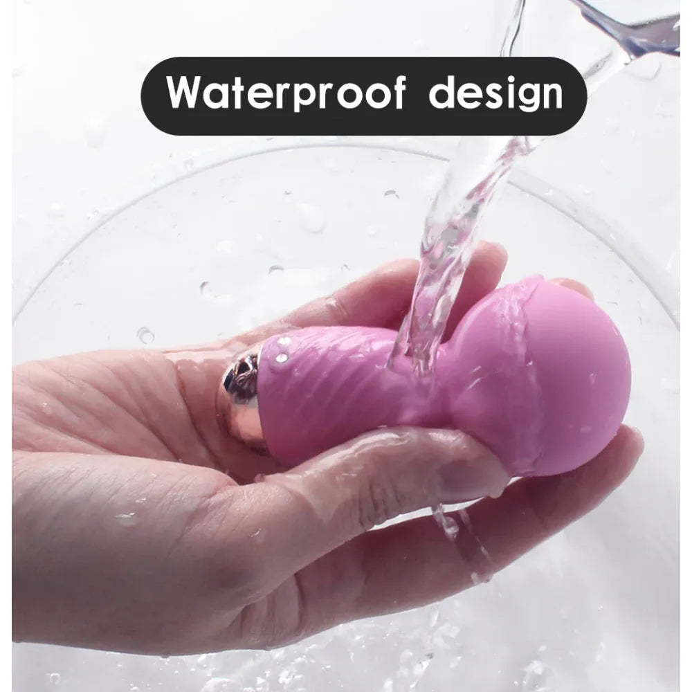 16 Speed Mini Av Wand Vibrator For Women Clit & Anal