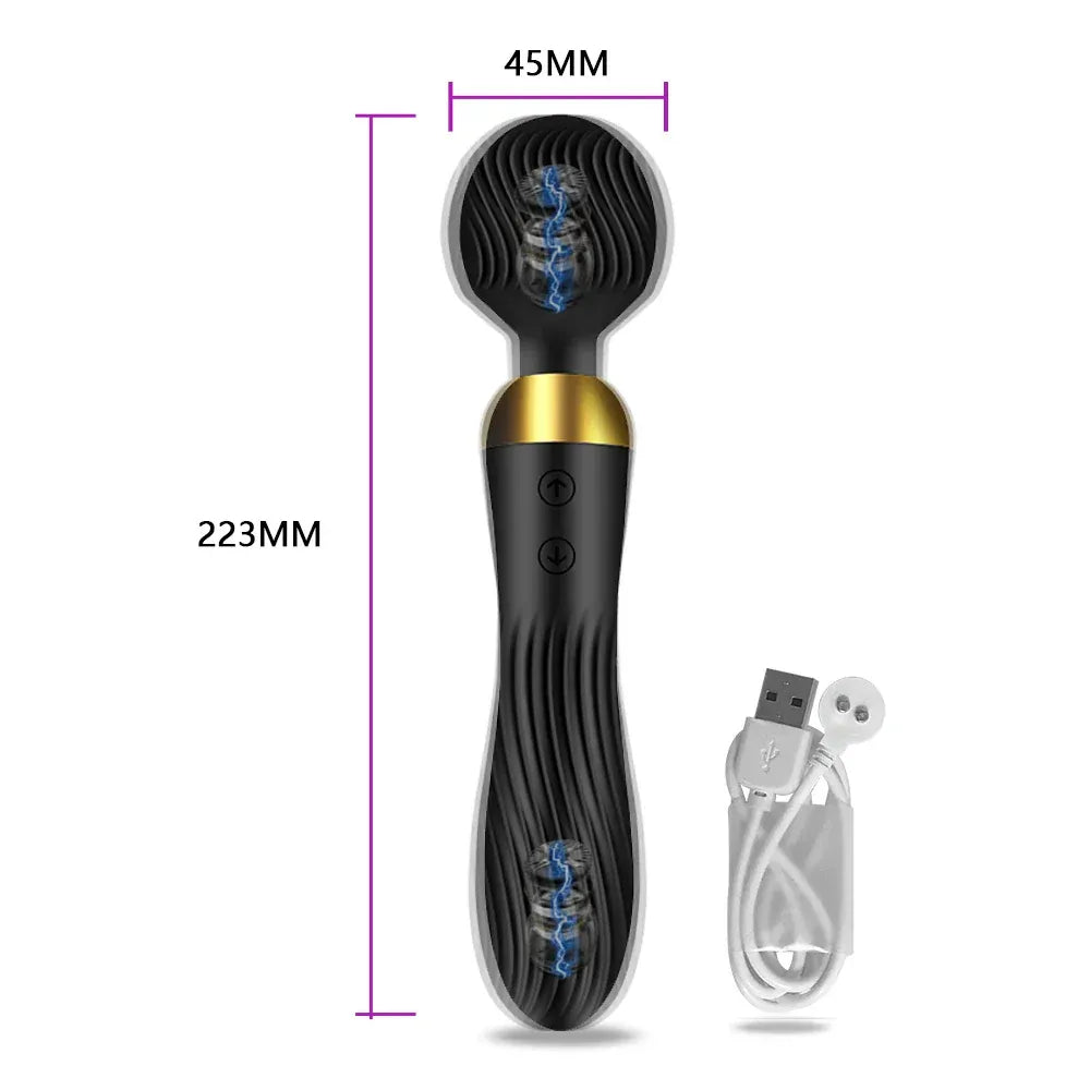 18-Speed Dual Motor G-Spot Vibrator for Women