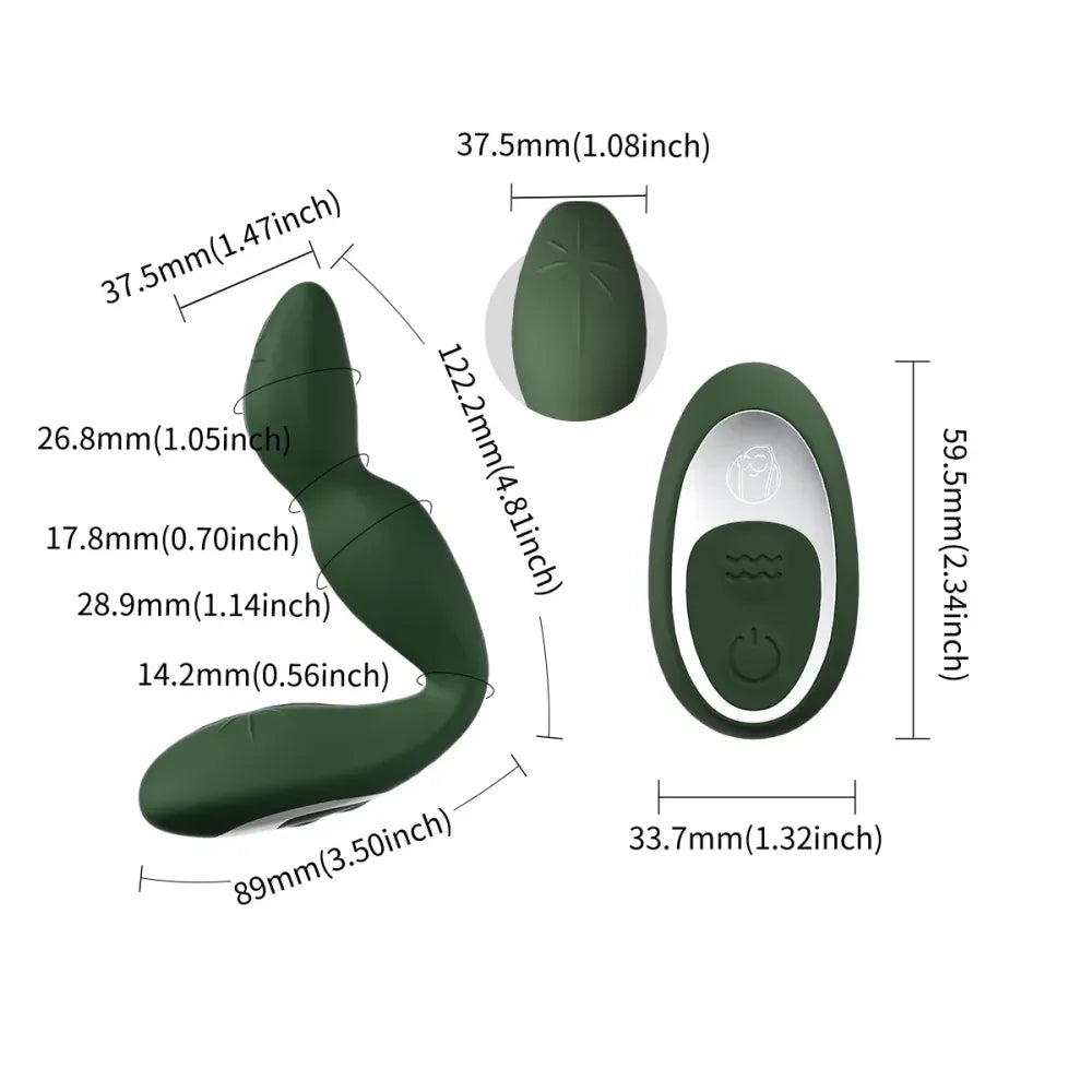 20 Mode Remote Control Anal Vibrator For Men