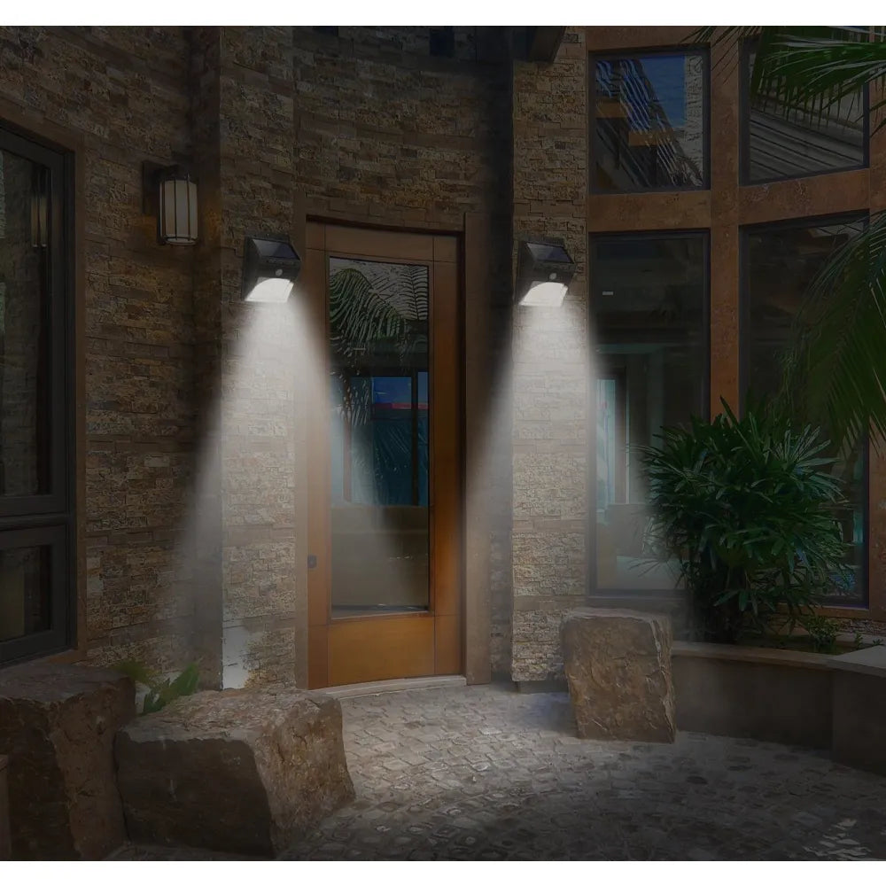 Vibe Geeks Wall Mount 20 LED Motion Sensor Solar Lights