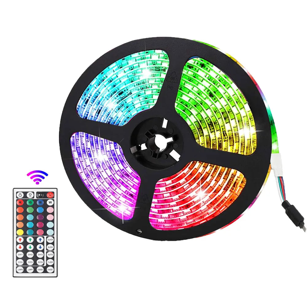 Vibe Geeks Remote Controlled LED Light Strips with Power