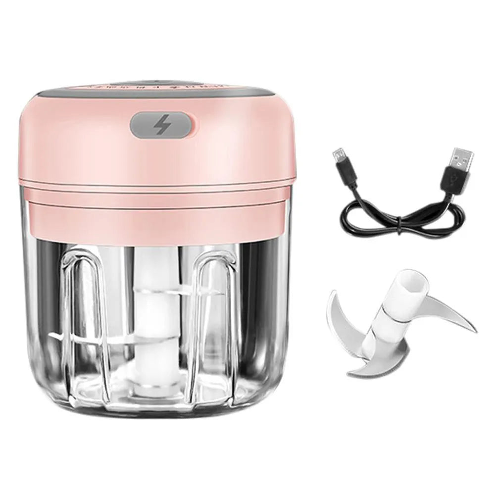 Vibe Geeks Automatic Mini Electric Food Chopper Portable