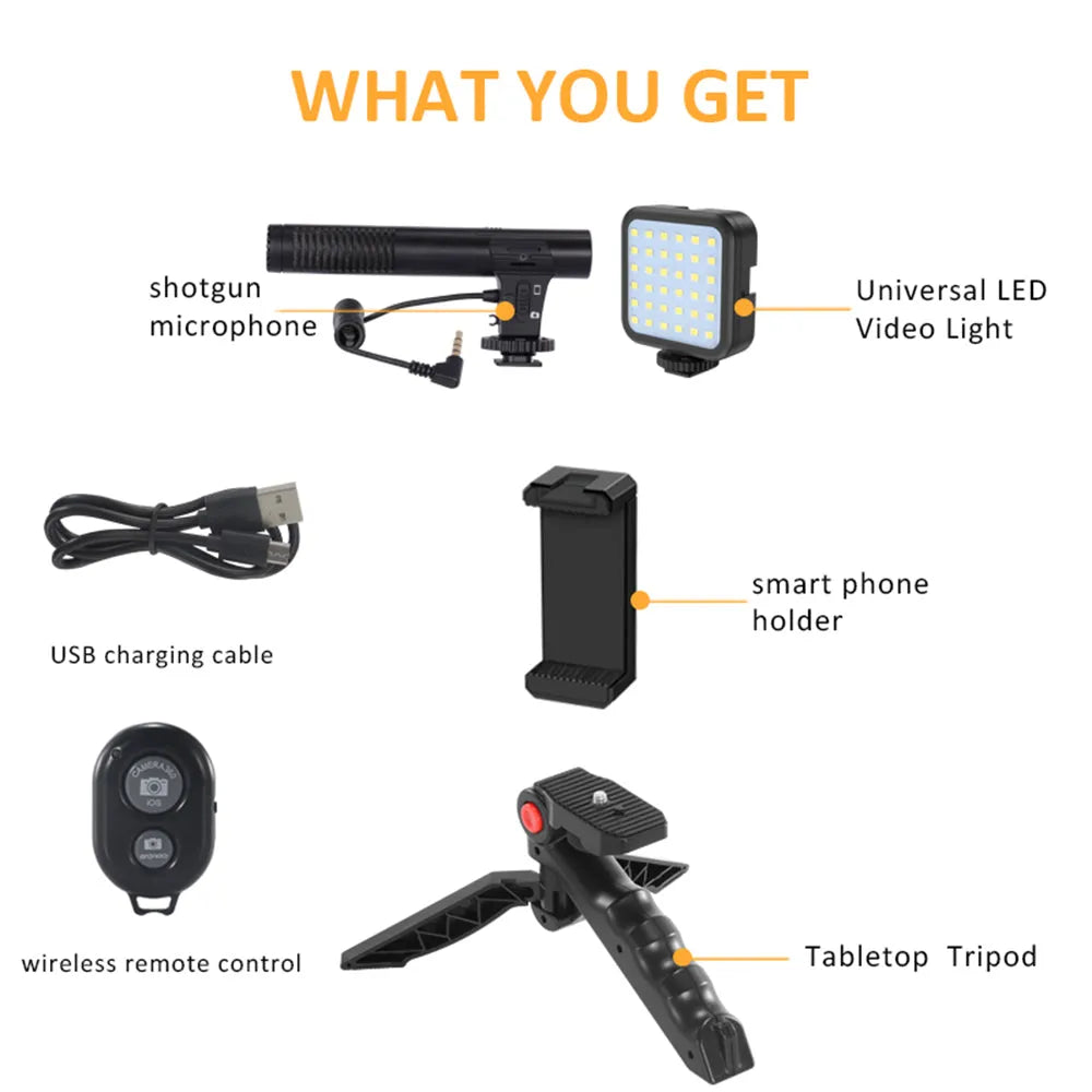 Vibe Geeks Mobile Phone Photography Video Shooting Kit