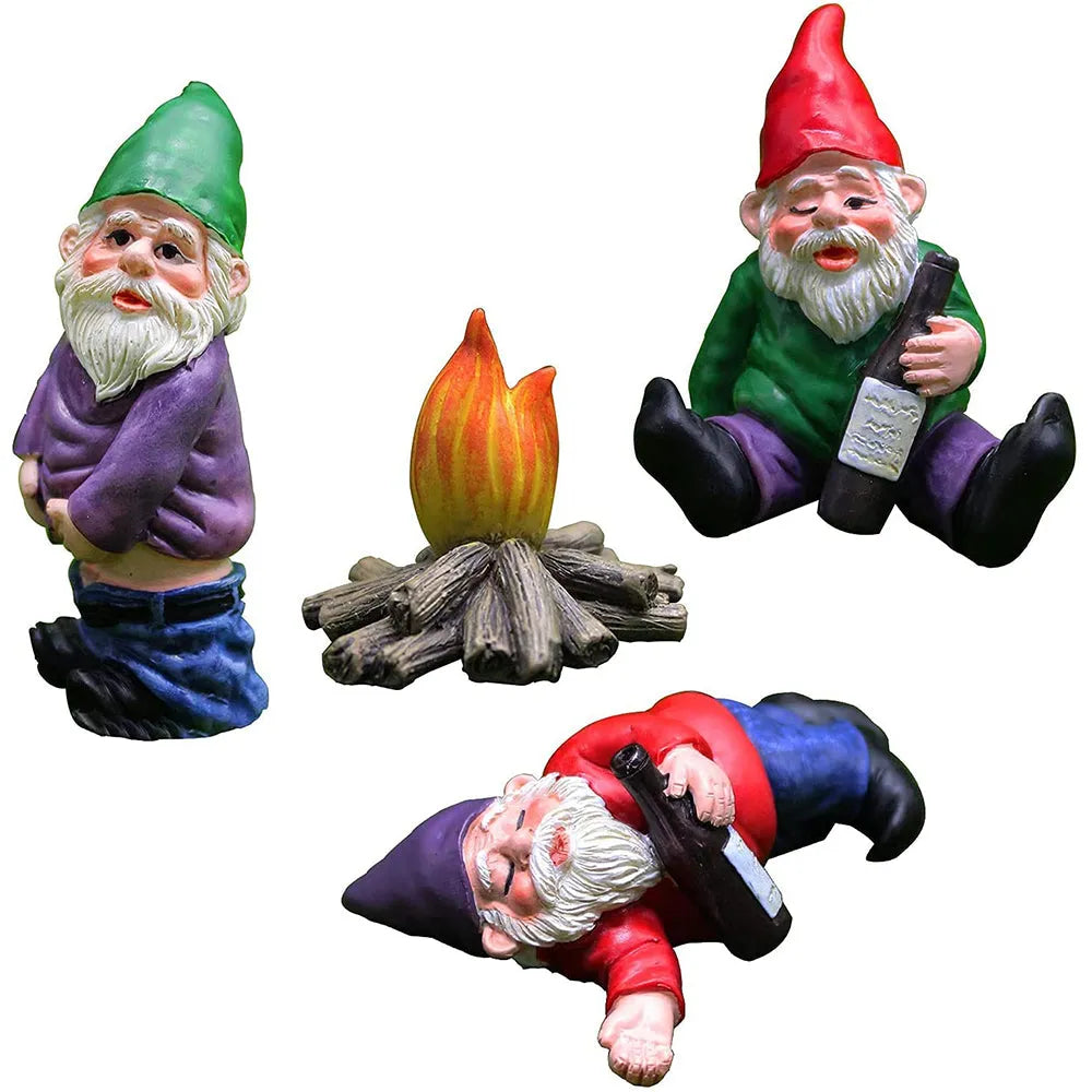 Vibe Geeks Miniature Garden Elf Ornaments Grass Decoration