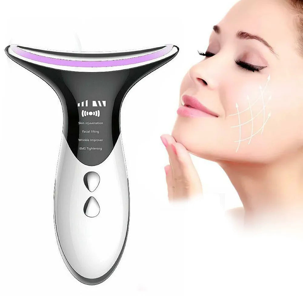 Vibe Geeks Skin Rejuvenation EMS LED Photon Therapy Neck