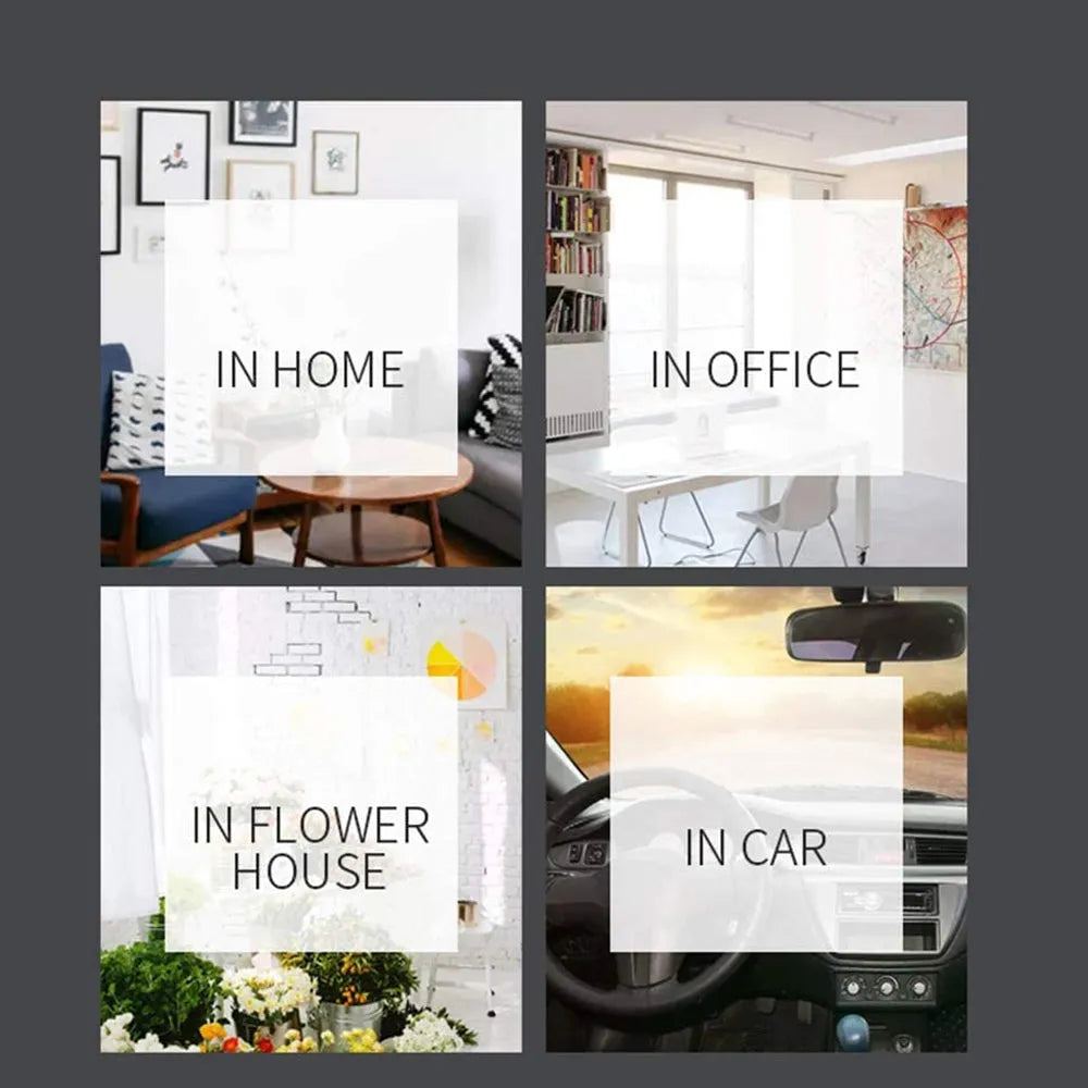 Vibe Geeks Thermometer and Humidity Monitor with 3.2” LCD