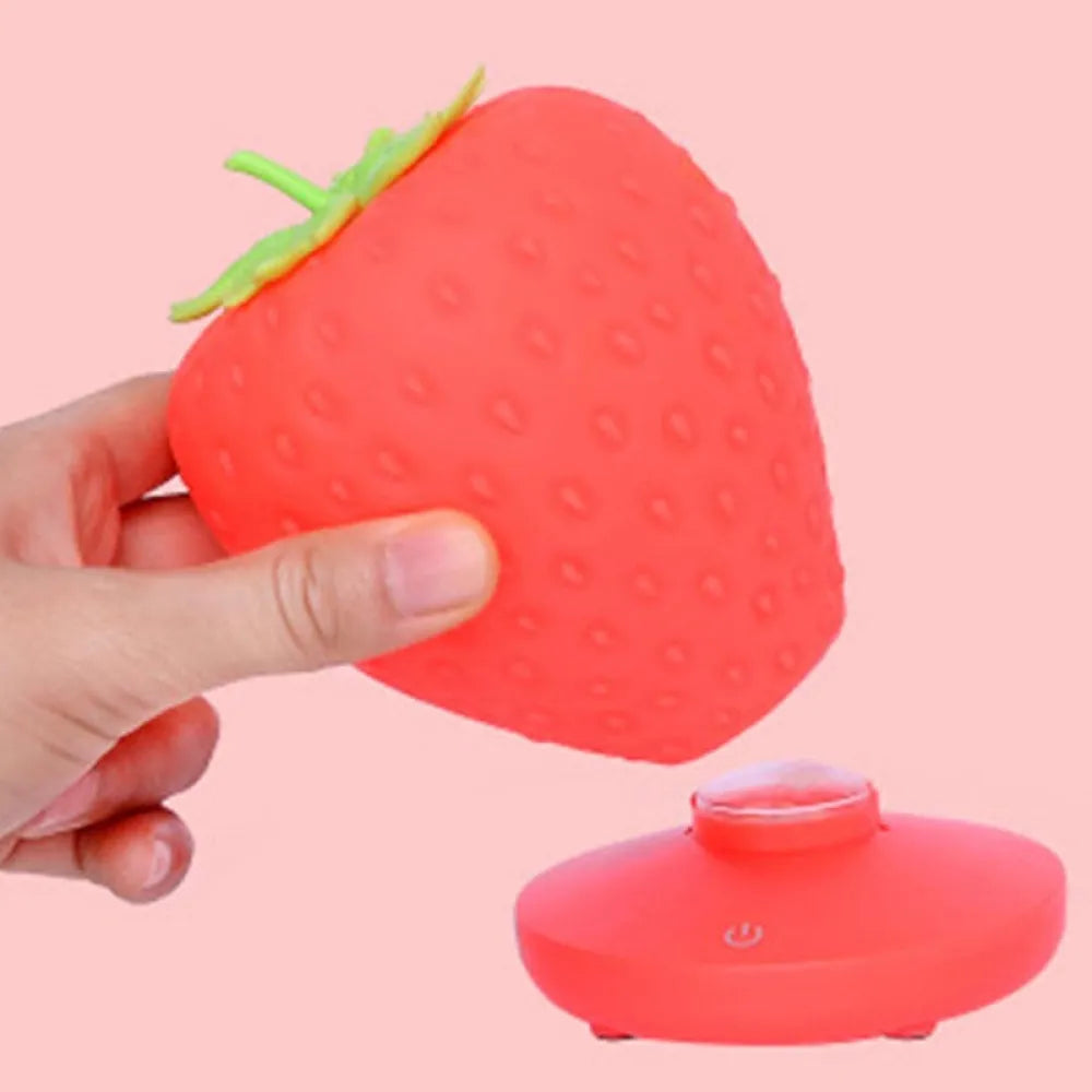 Vibe Geeks Touch Sensor Strawberry Children’s LED Night