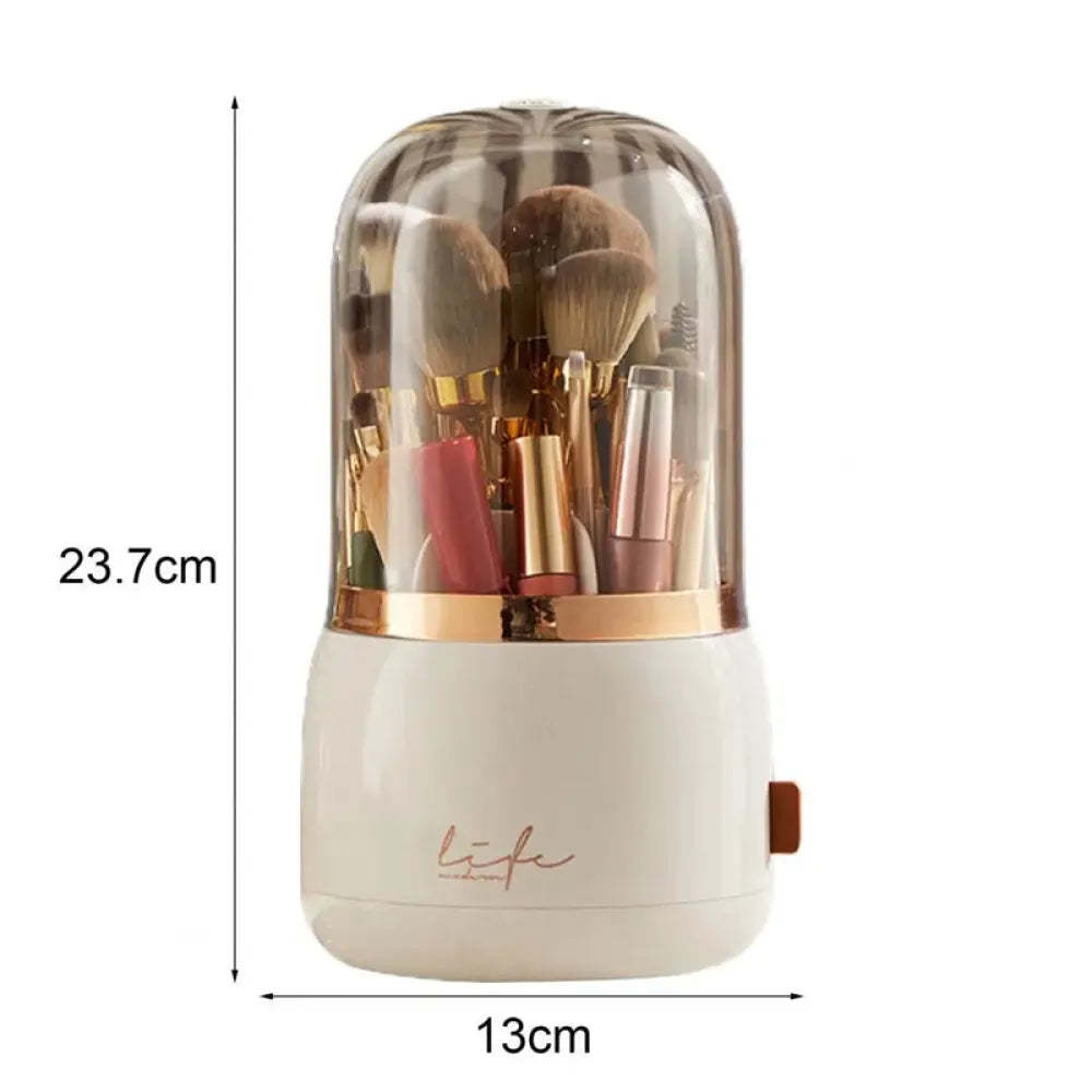 Vibe Geeks 360° Rotating Compartment Dustproof Makeup