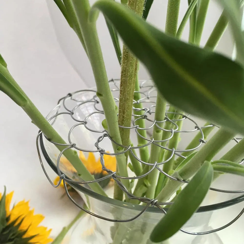 Vibe Geeks 3 Pack Wire Flower Arranging Tool Reusable