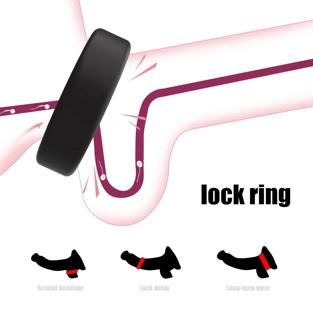 3 Piece Silicone Cock Rings For Men’S Sexual Enhancement