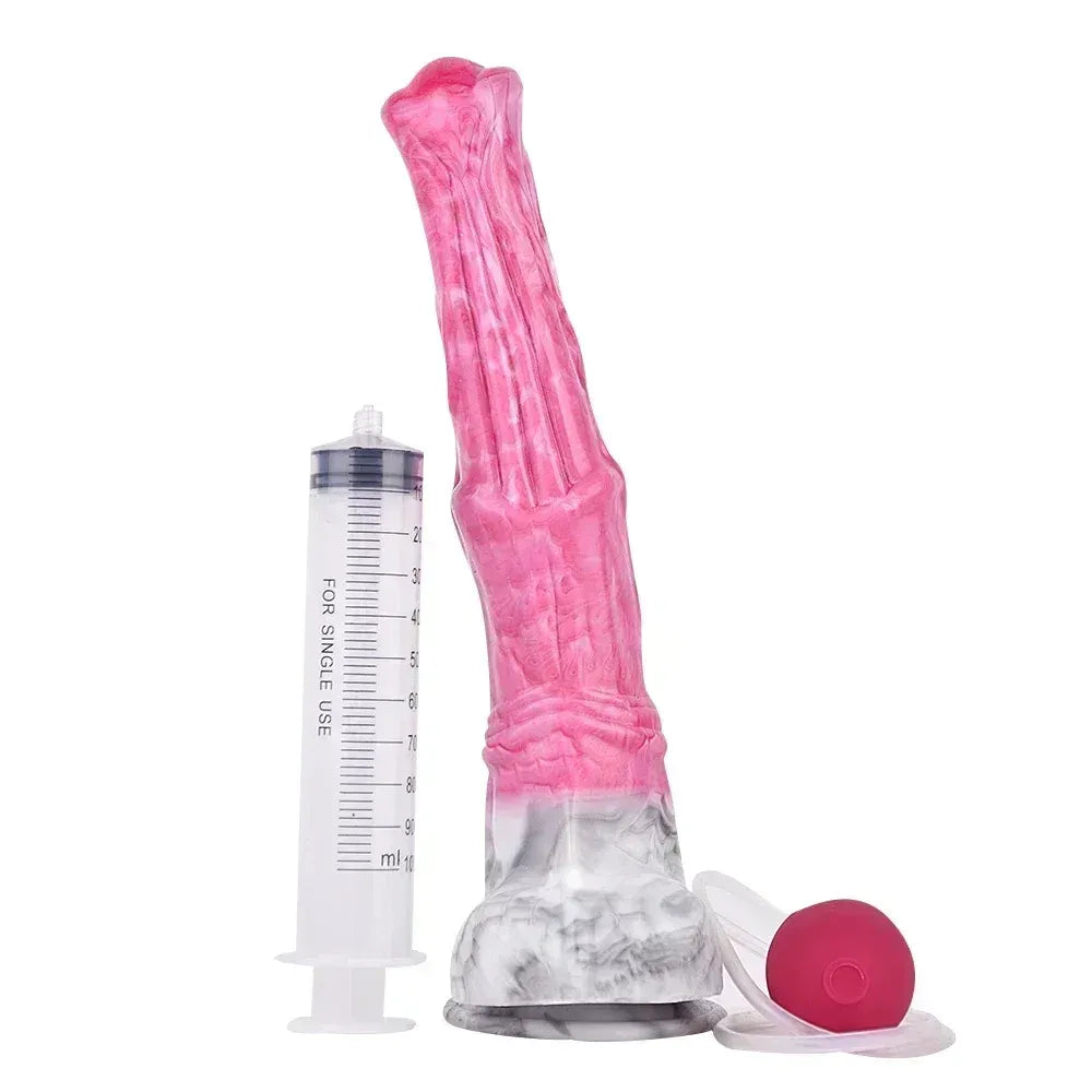 7.8 Inch Horse Dildo With Suction Cup Silicone G-Spot Anal