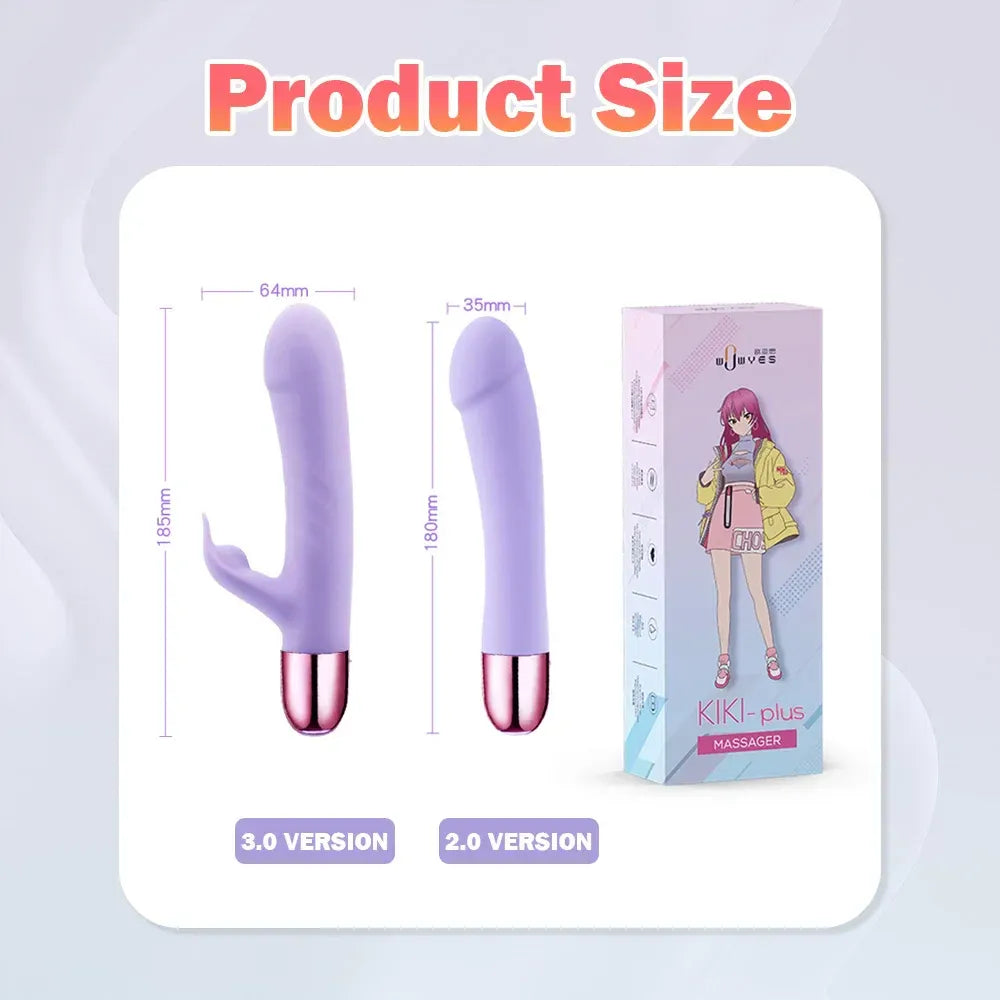 9 Frequency G Spot Rabbit Vibrator for Women Internal Clit