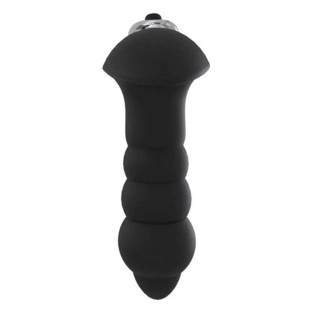Anal Plug By S Pleasures Bubble Black BlackSilver