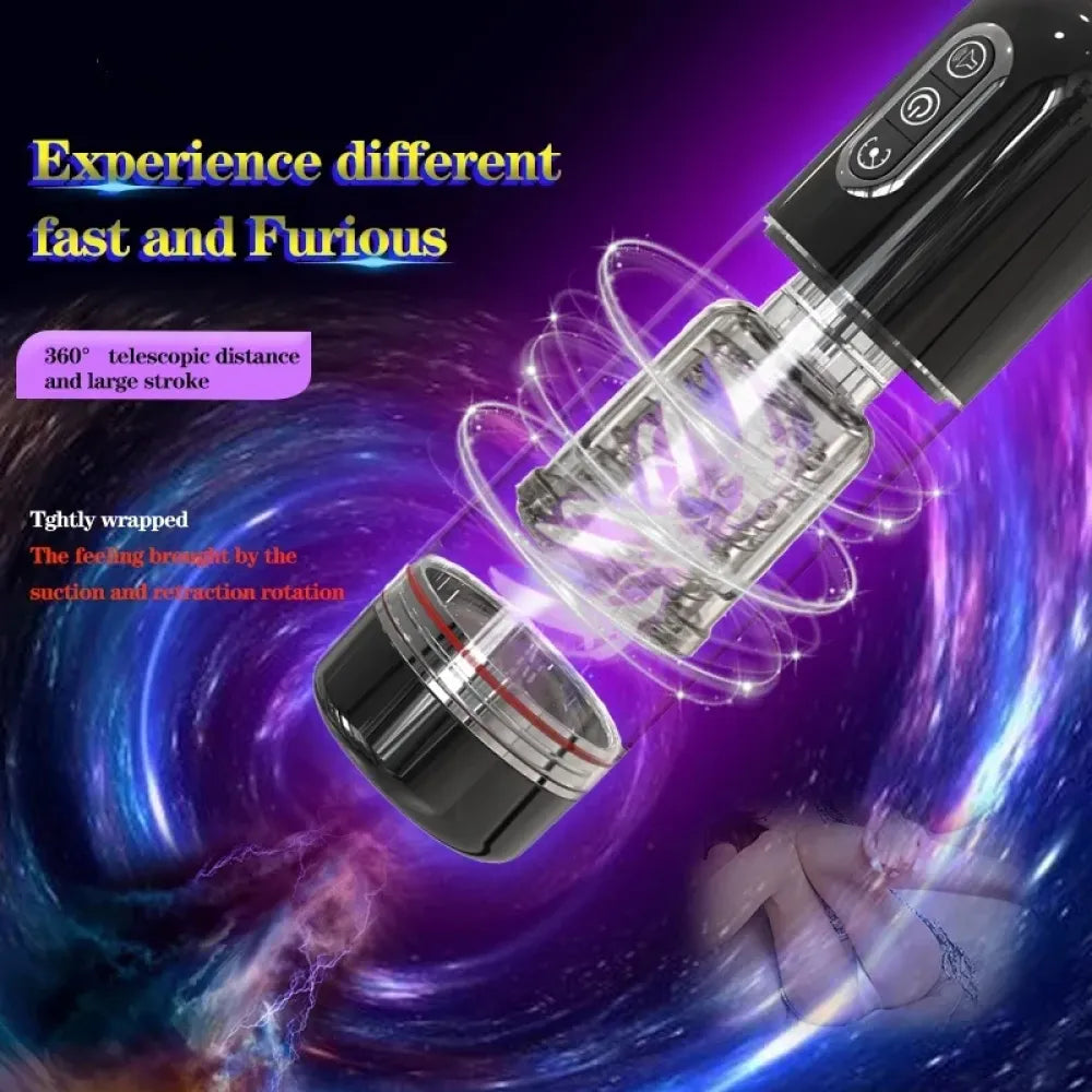 Automatic Sucking Masturbator Cup for Men Realistic Vaginal