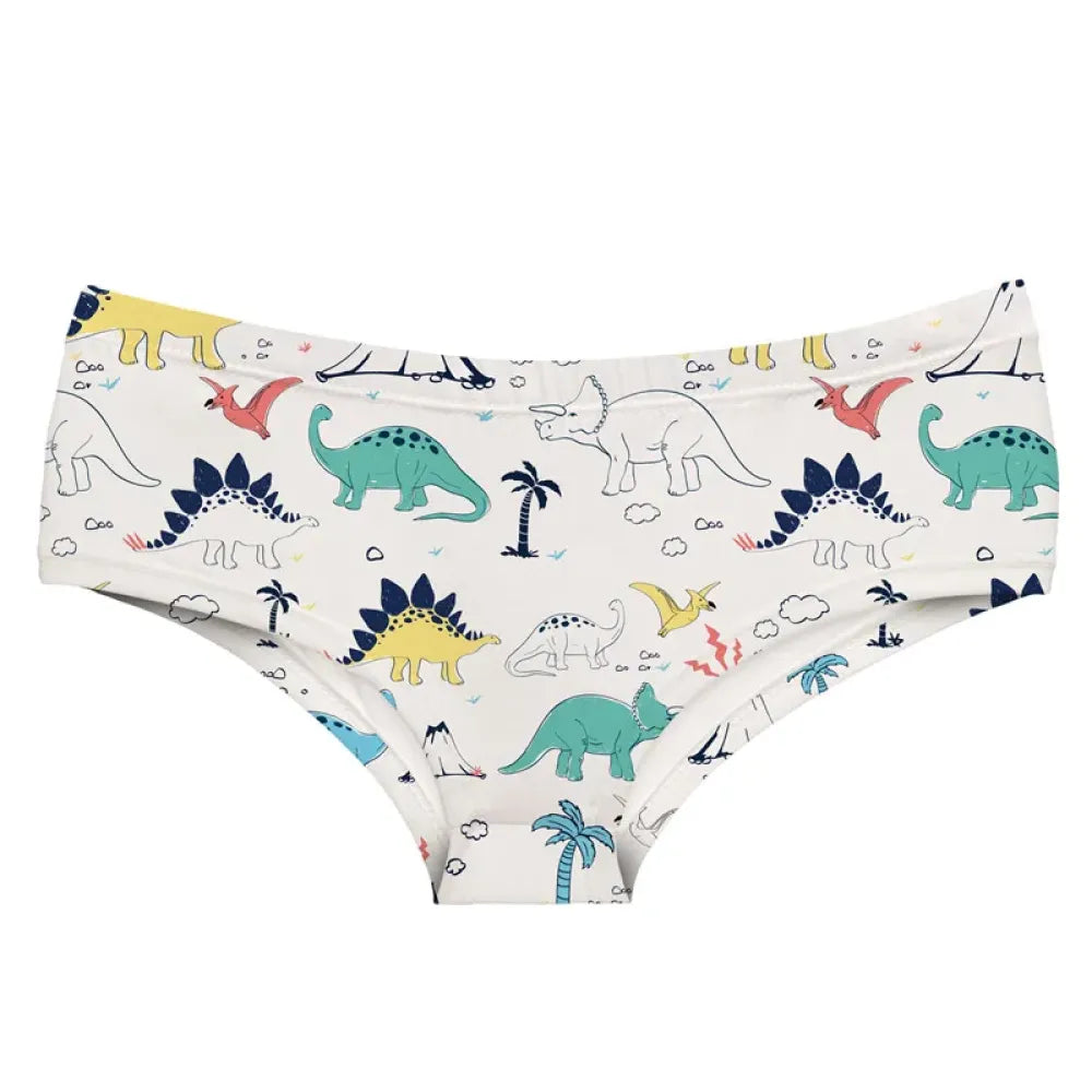 DeanFire Super Soft Women 3D Panties Underwear DINOSAURS
