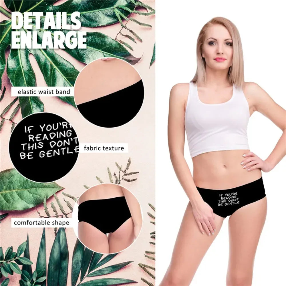 DeanFire Super Soft Women 3D Panties Underwear Don’t