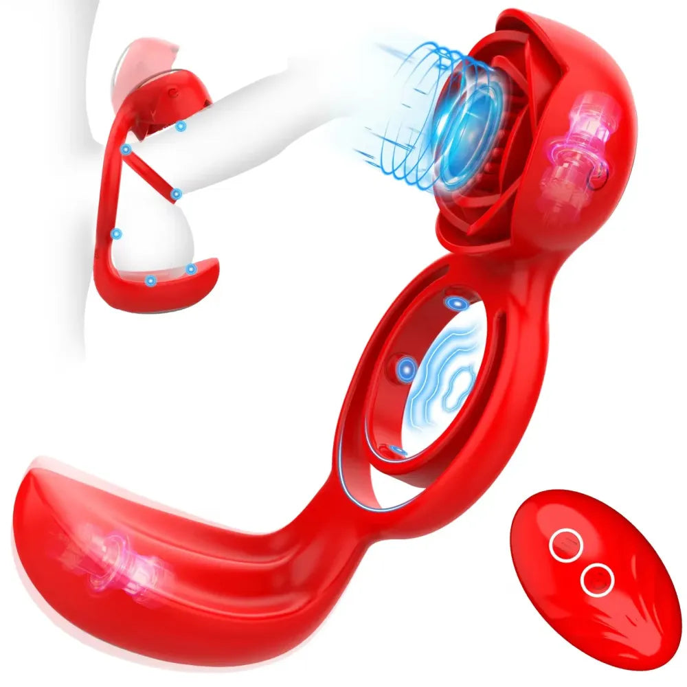 Delay Ejaculation Vibrating Cock Ring