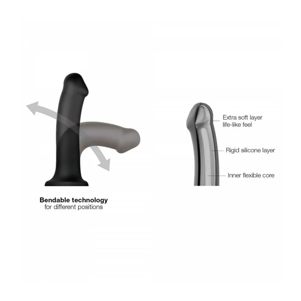 Dildo By Strap-On-Me 6013168 Xl Black