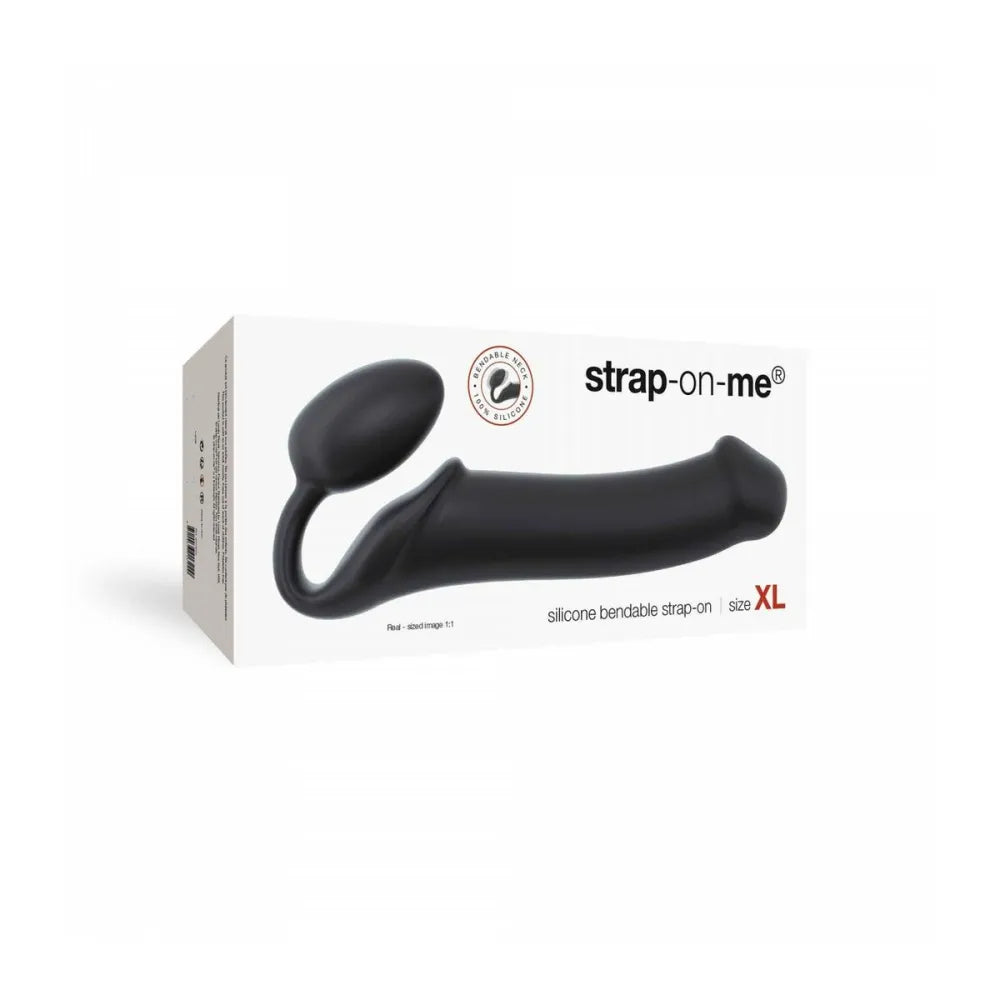 Dildo By StrapOnMe SemiRealistic Black Xl