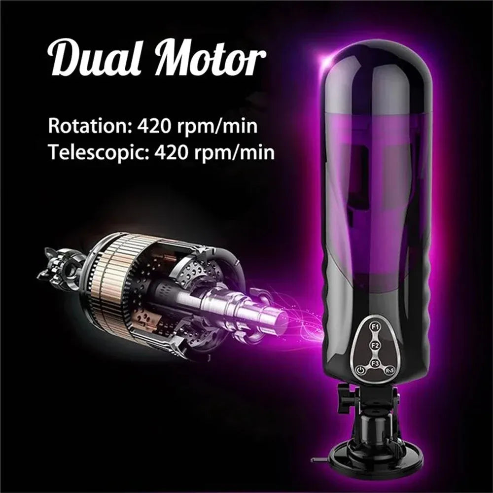 Electric Male Masturbator Heating 10 Rotation Modes