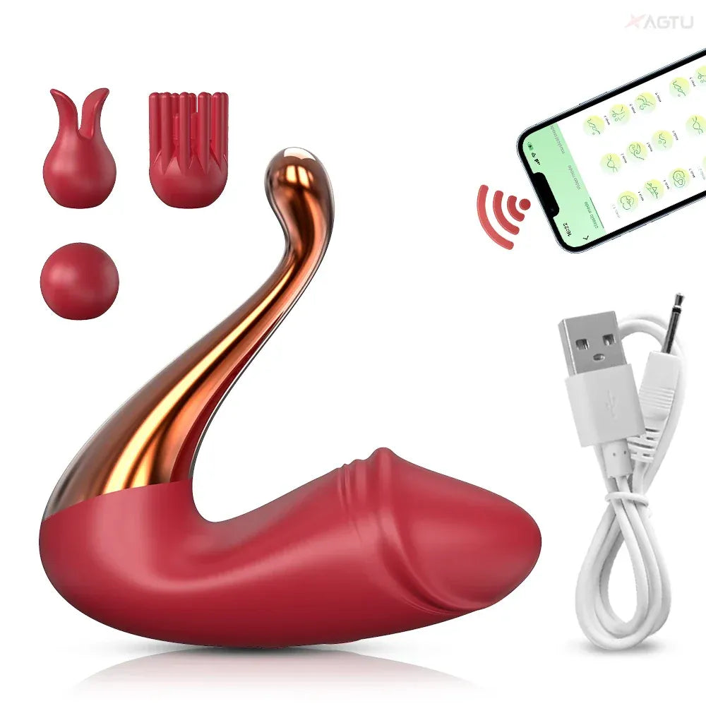 G Spot Vibrator for Women Bluetooth Remote Control Wearable