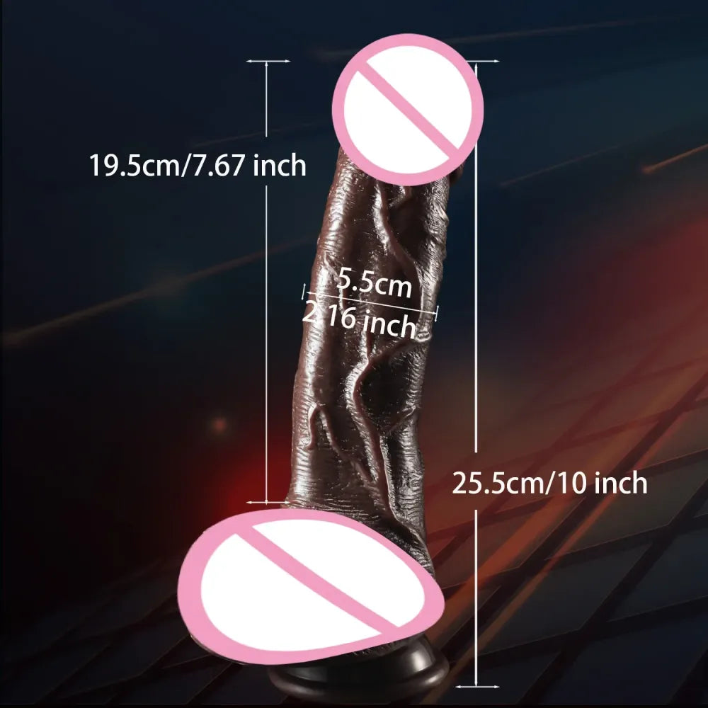 Large Silicone Dildo with Suction Cup - Pleasure for Women