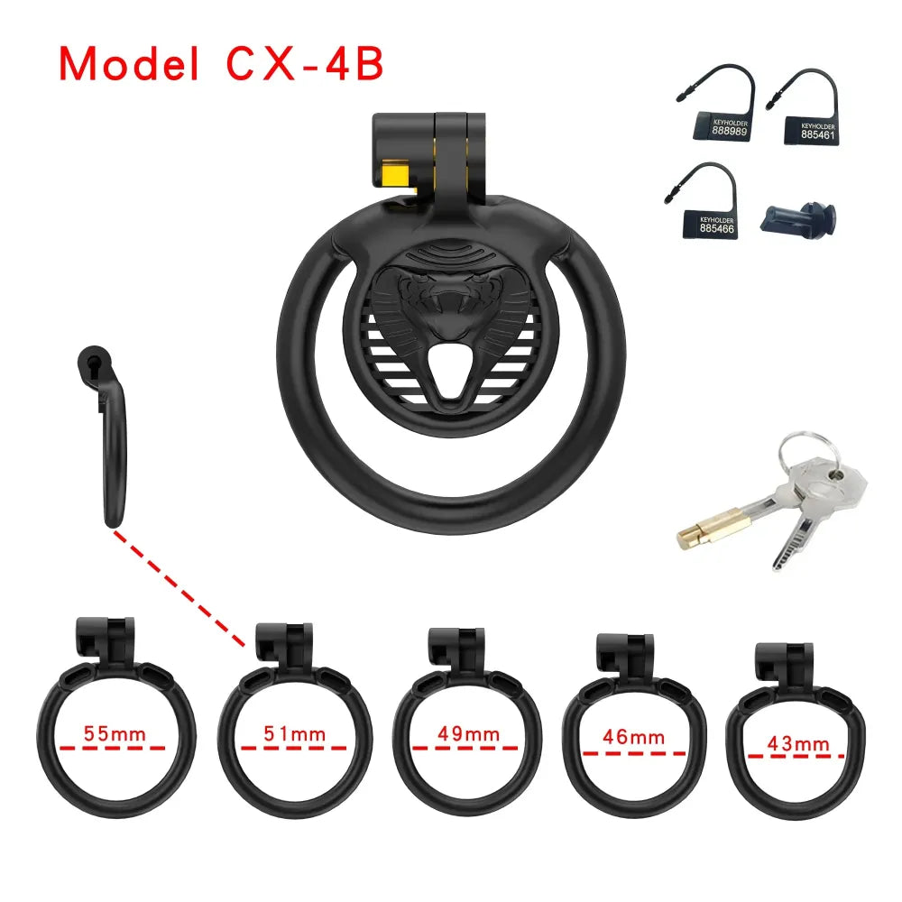 Lightweight Chastity Cage Cock Lock For Men Bondage Sex Toy