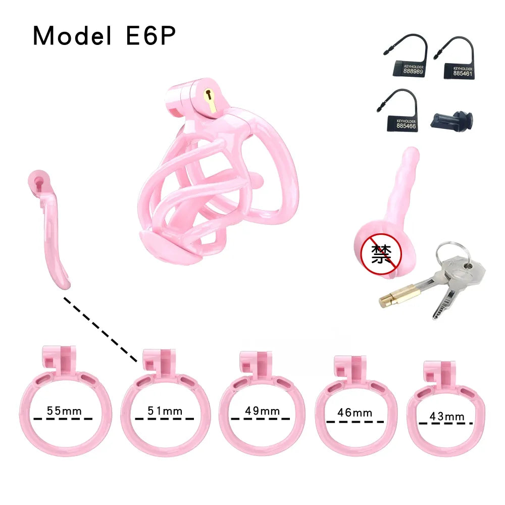 Lightweight Male Chastity Cage Plastic Cock Cage for Men