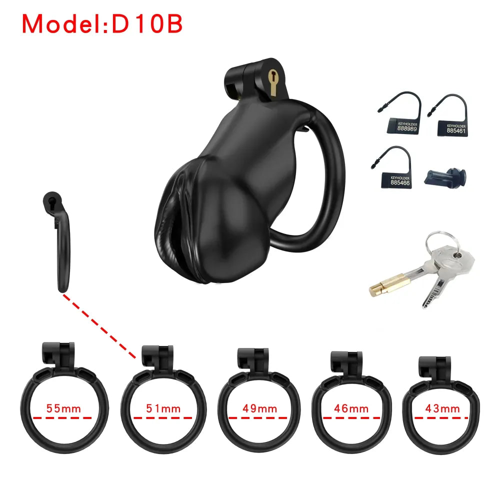 Lightweight Male Chastity Cage Plastic Cock Lock for Men