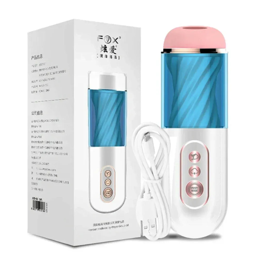 Male Masturbator Automatic Blowjob Vagina for Men