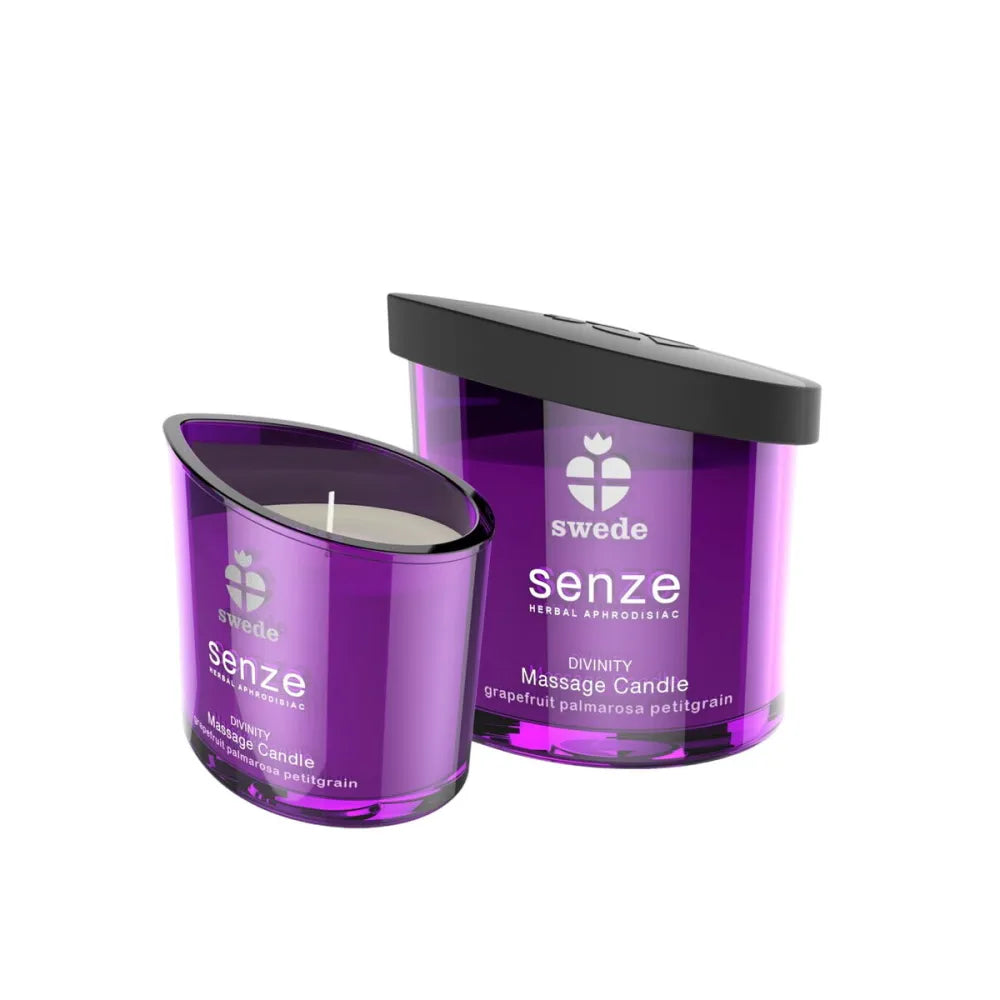 Massage Candle By Swede Divinity Petitgrain Palmarosa 50 Ml