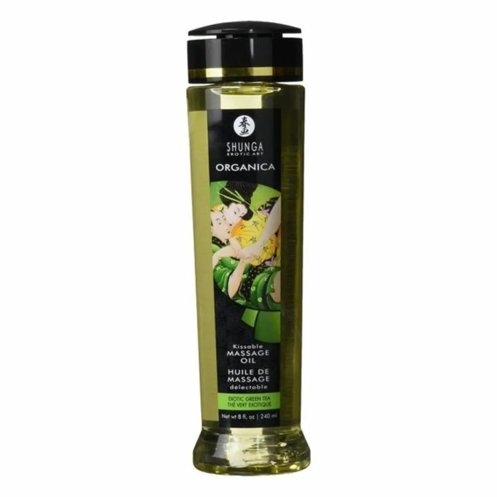 Massage Oil Organic Erotic Green Tea By Shunga Exotic 240 Ml