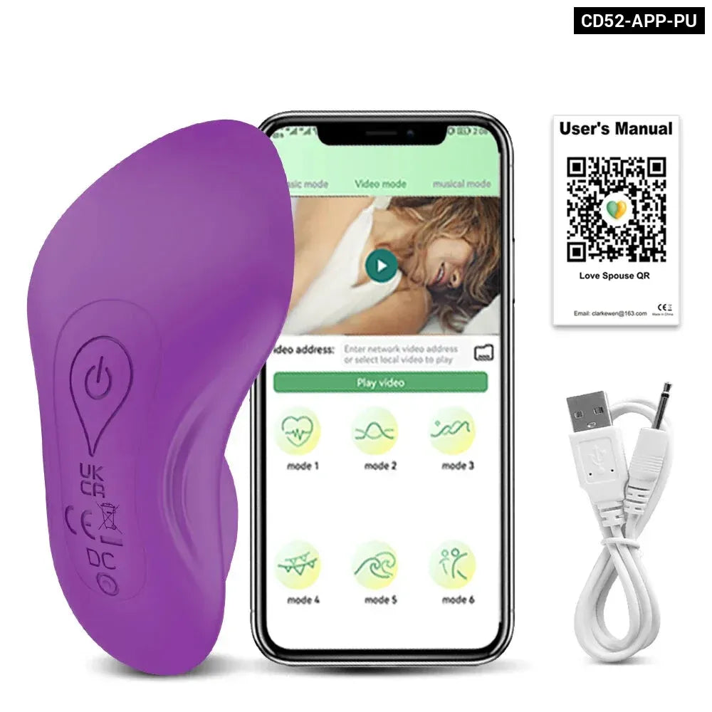 Mini Clit Vibrator for Women Wearable Panties Stimulator