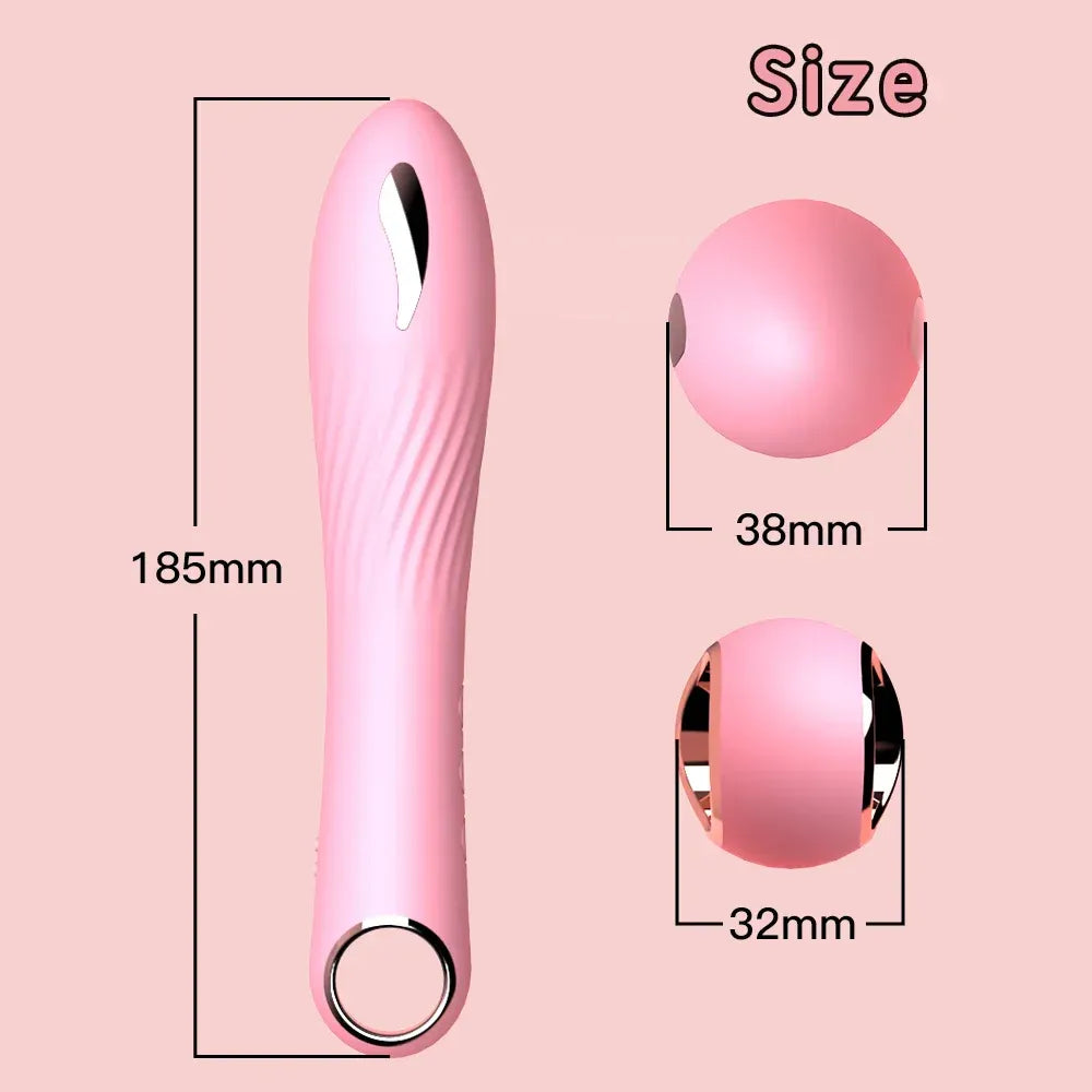 Mini Electric Shock Dildo Vibrator For Women