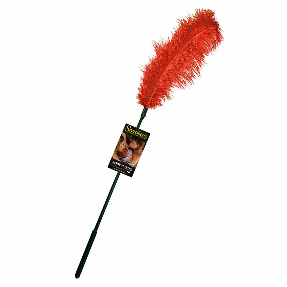 Ostrich Tickler By Sportsheets Ss700-03 Black/Red