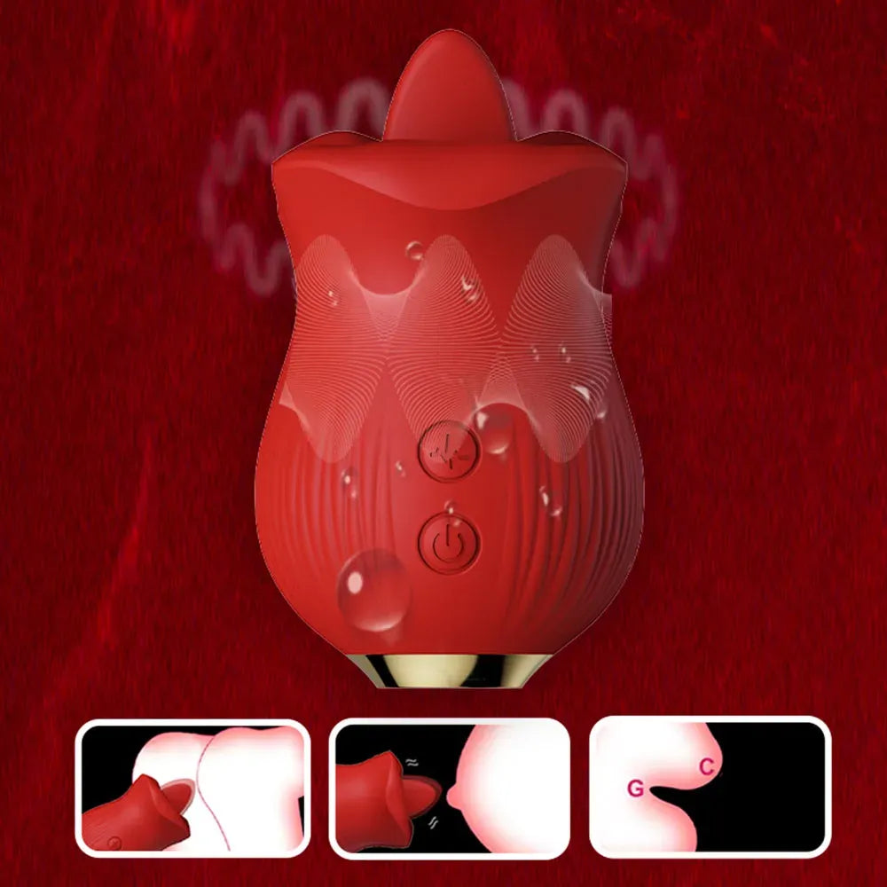 Powerful Nipple Licker Vibrator for Women