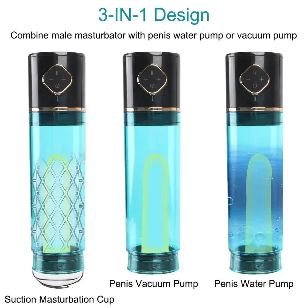 Rechargeable Penis Pump for Men Automatic Vacuum
