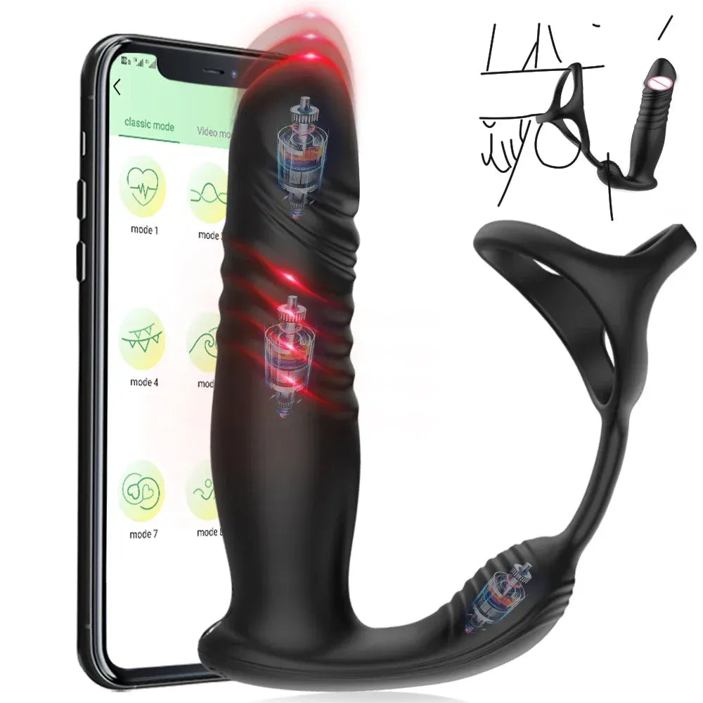 Remote Anal Vibrator For Men Prostate Massager