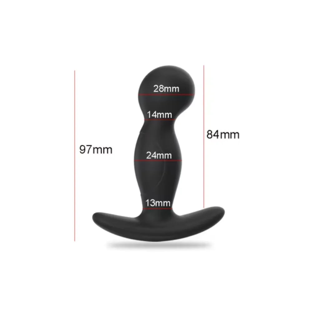 Silicone Prostate Massager with G Spot Vibrator