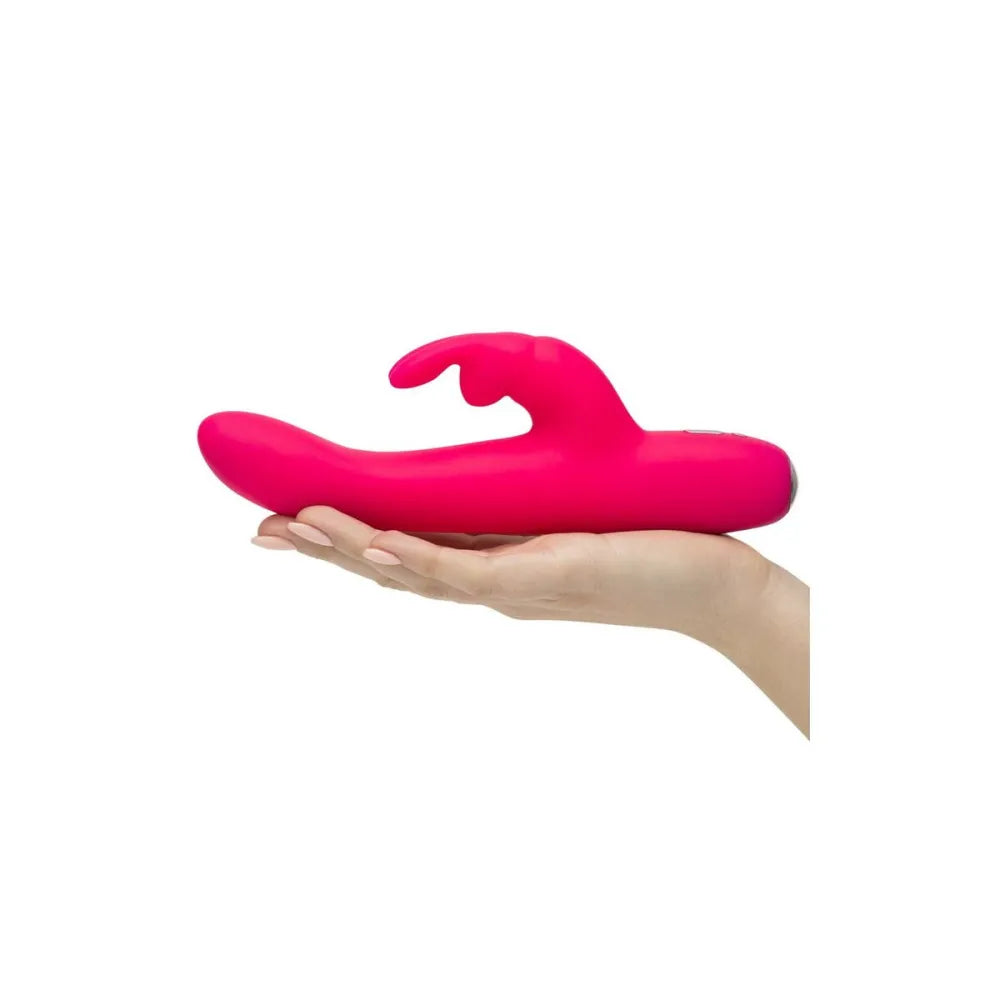Slimline Curve Rabbit Vibrator By Happy Rabbit 05855 Pink