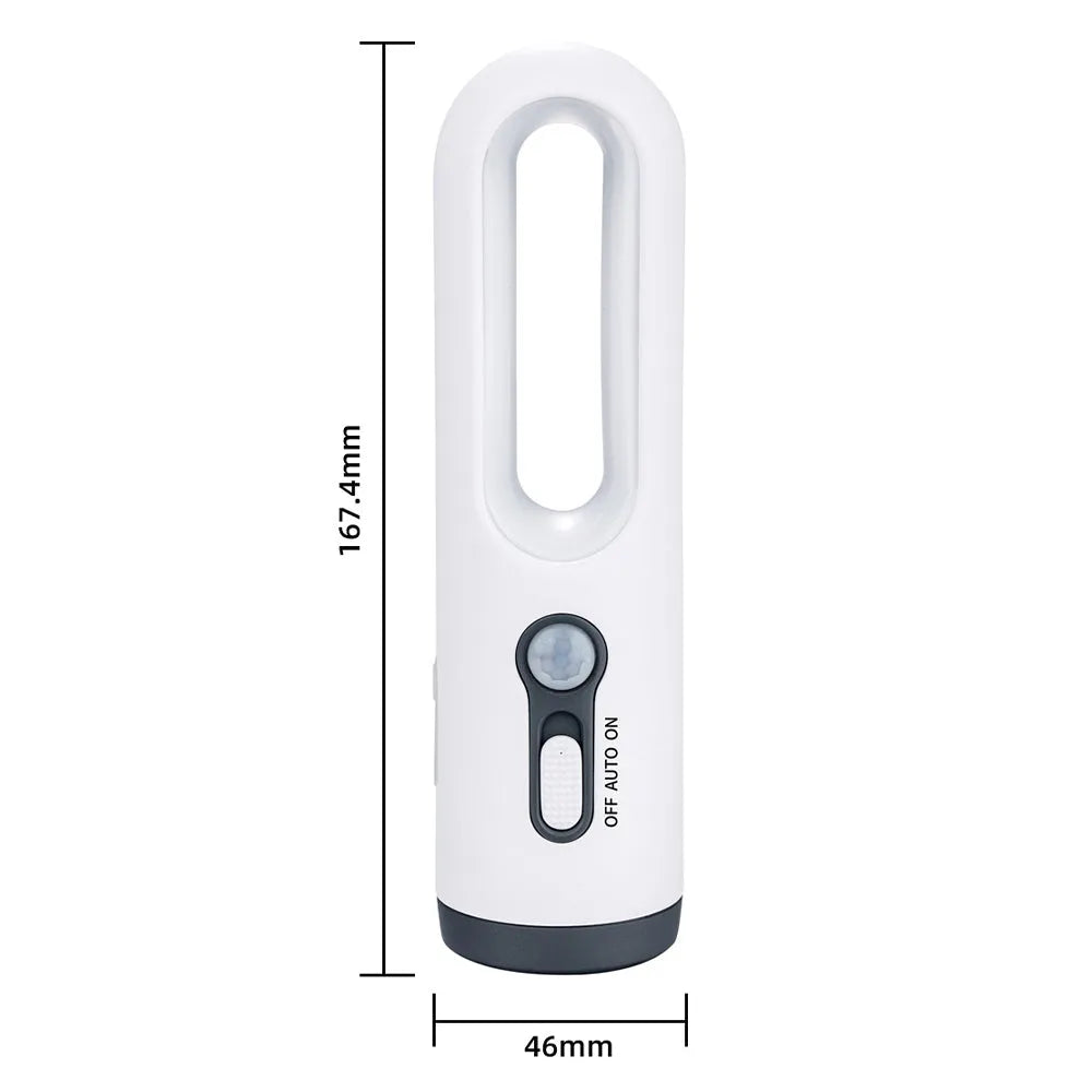 Vibe Geeks 2-In-1 Portable Led Motion Sensor Night Light