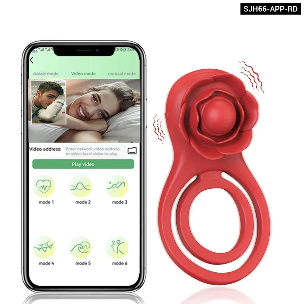 Vibrating Cock Ring for Men Delay Ejaculation Stimulate