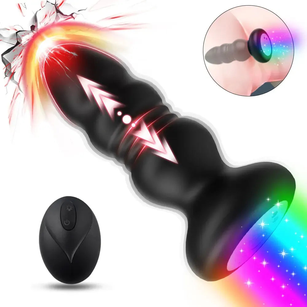 Vibrating Dildo Plug For Prostate Stimulation