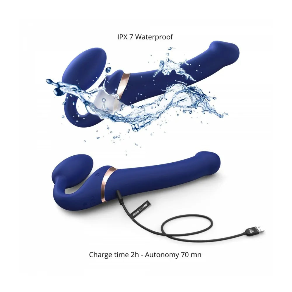 Vibrator By Strap-On-Me 6017418 Blue Xl