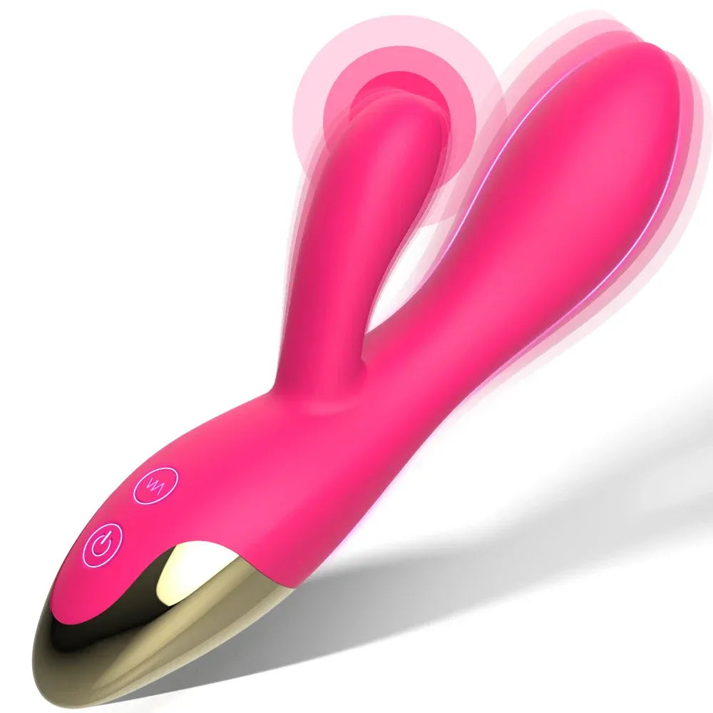 Waterproof Rabbit G Spot Dildo Vibrator For Women