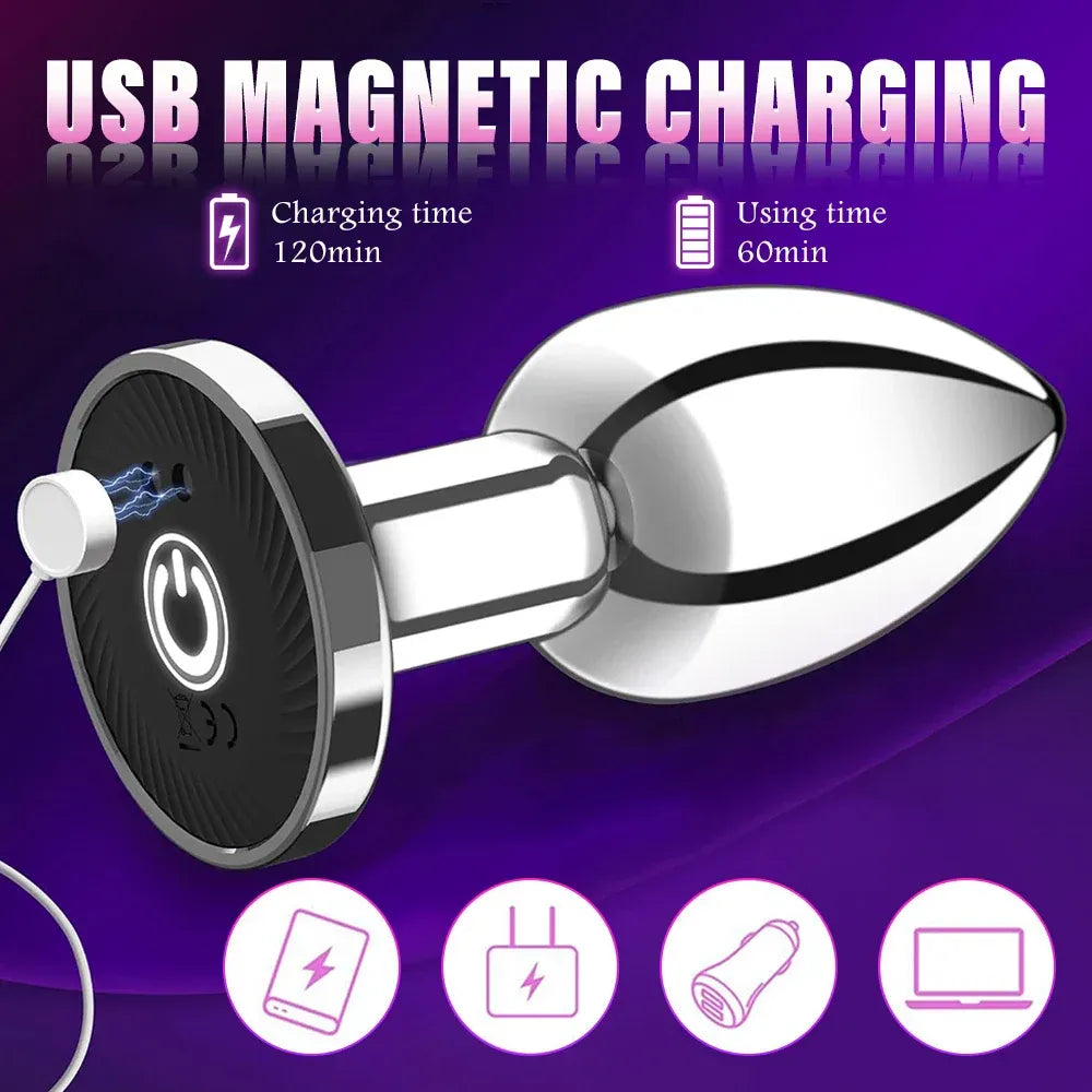 Waterproof Vibrating Anal Plug