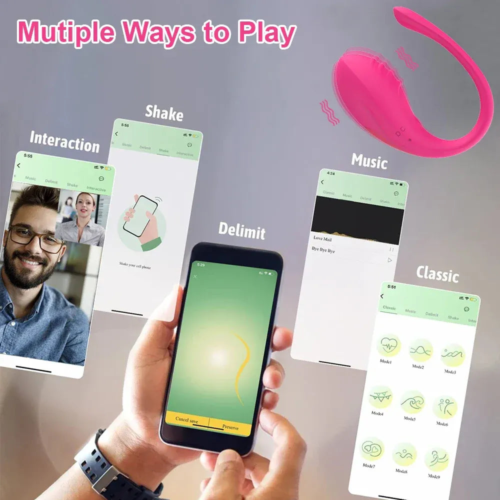 Wireless Bluetooth Vibrating Egg for Women
