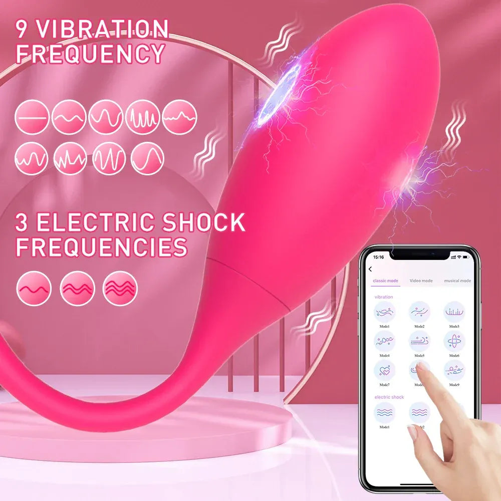 Wireless Dildo Egg Vibrator For Women Wearable G Spot